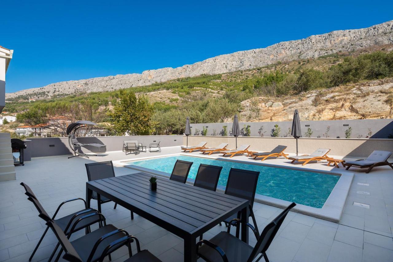 Luxury Apartment Lorena - Private Heated Pool - Jesenice (Split-Dalmatia) Exterior foto